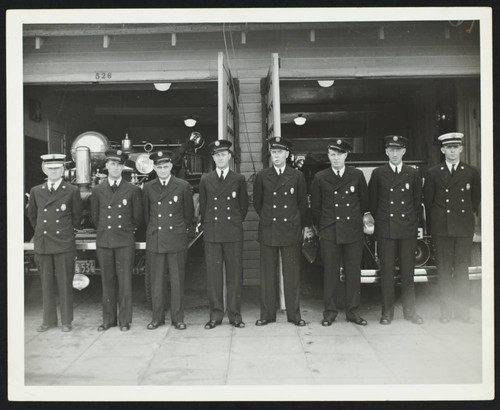 B Platoon at Station No. 3, 526 E. Anaheim