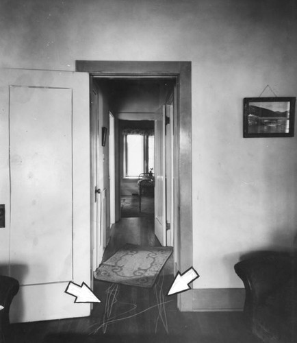 Hallway of Winnie Ruth Judd's apartment