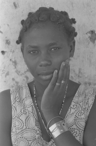 Portrait of a young woman, San Basilio de Palenque, 1977