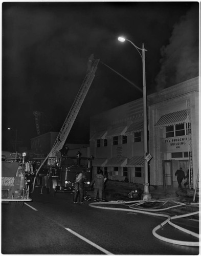 Office building fire, 320 Atlantic Ave
