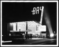 Bay Theatre, Pacific Palisades, exterior on opening night
