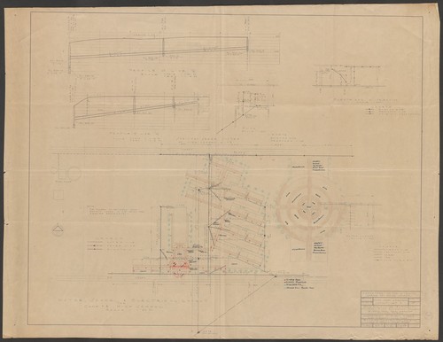 Water, Sewer, & Electrical layout Unit 3 High School, Department of the Interior, Office of Indian Affairs, War Relocation Authority, Colorado River Project, W. Wade Head, Project Director, Poston, Arizona