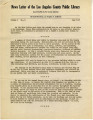 News Letter of the Los Angeles County Public Library July 1948