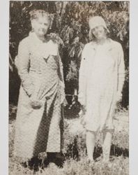 Lily Dale Urton Barnes and Gladys Barnes