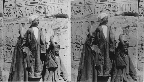 Children of the Village Sheik. Upper Egypt