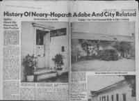 History of Neary-Hopcroft Adobe and City Related