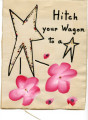 A.W.S. "Hitch Your Wagon to a Star" Card