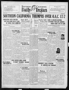 Daily Trojan, Vol. 18, No. 42, November 12, 1926
