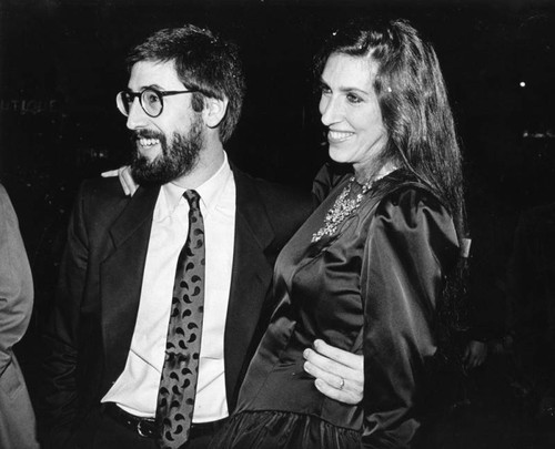 John and Deborah Landis at film premiere