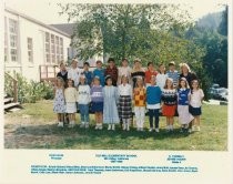 Old Mill Elementary School grade 4 class photo, 1987-1988