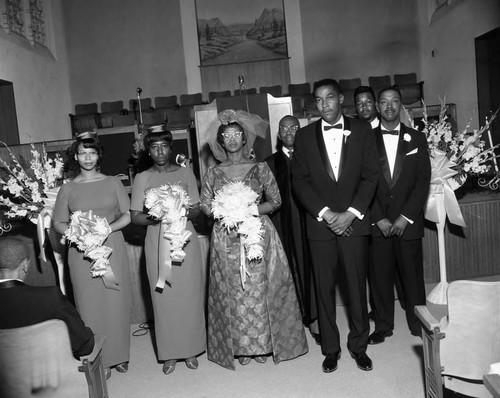 Smalley Wedding Party, Los Angeles, 1965