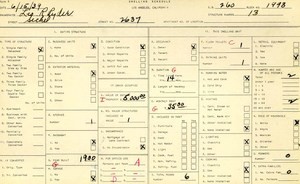 WPA household census for 2637 SICHEL, Los Angeles
