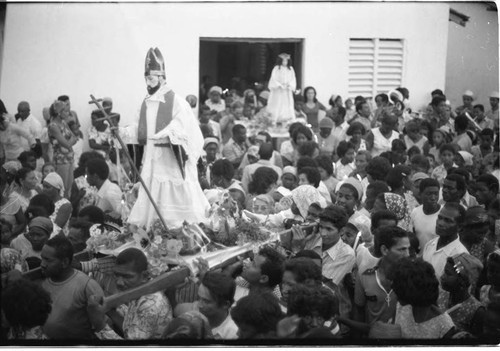 Religious procession, San Basilio de Palenque, 1975