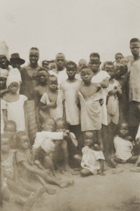 Leper colony group, Nigeria, 1934