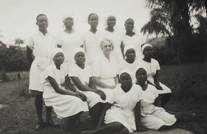 Part of hospital staff, 1943, Nigeria