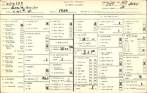 WPA household census for 1450 E 111 ST, Los Angeles County