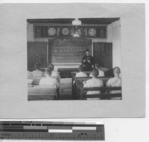 Fr. Buckley's class at Jiangmen, China, 1930