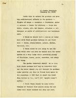 Copy of a Letter from William Randolph Hearst to [Julia Morgan], January 11, 1925