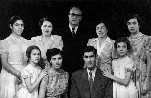 Viola Stephan's family in Jordan