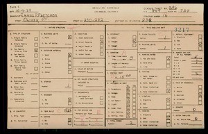 WPA household census for 230 W OLIVER ST, Los Angeles County