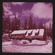 White's Lodge in snow, 05-1962