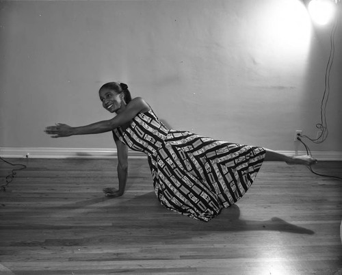 Dancer Eunice Cain, Los Angeles, 1960