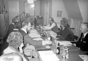 Meeting held in national board, April 1985