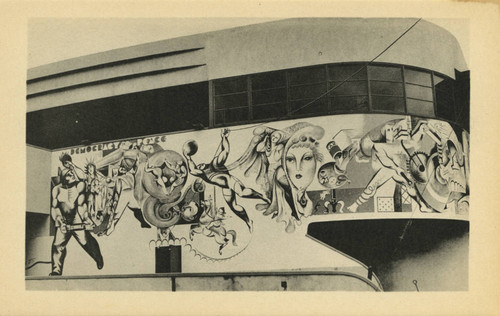 Murals at the World's Fair of 1940, New York - "Here You Are - The Greatest Show on Earth," by Louis Ferstadt, Independent Subway Station