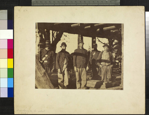 Deserters to be shot, 1863