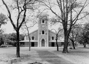 Santal Parganas, Nordindien. Ebenezer Kirke, Benagaria, indviet 1891. Foto fra april 1988