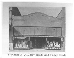 Frazer & Co., Dry Goods and Fancy Goods, Petaluma, California, 1905