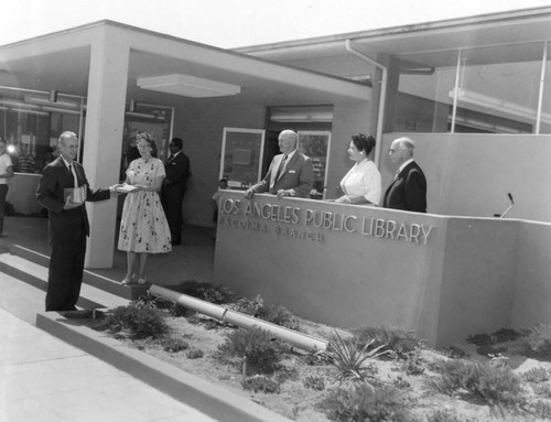 Opening day, Pacoima Branch Library