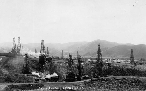 Oil wells in Orange County