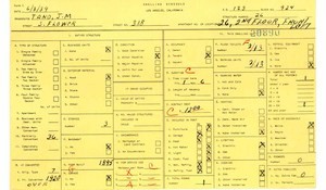 WPA household census for 318 S FLOWER, Los Angeles