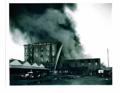 Stockton - Fires and Fire Prevention: Fire at Taylor Milling Company