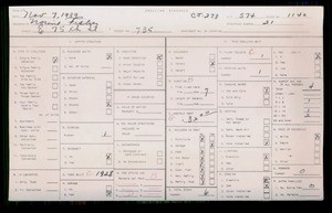 WPA household census for 735 E 75TH STREET, Los Angeles County