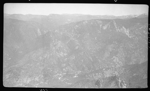Middle Fork Kaweah River Canyon, Moro Rock, Generals Highway