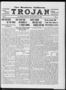 The Southern California Trojan, Vol. 10, No. 8, March 18, 1919
