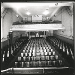 Interior of Fruitvale Theatre at 1345 Fruitvale Avenue, Oakland, California, showing first floor seating and balcony