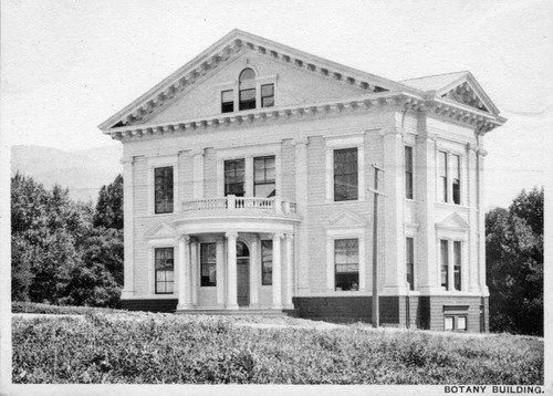 Botany Building, 1901