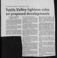Scotts Valley tightens rules on proposed developments