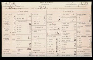 WPA household census for 1427 HENRY, Los Angeles