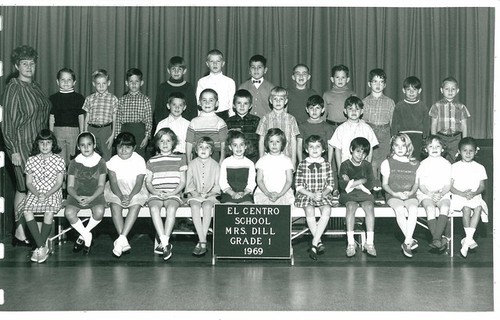 El Centro School Class Photos - 1969 - Grade 6 w/ Mrs Villagrana