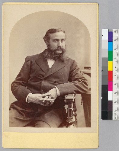 [Seated portrait of Hubert Howe Bancroft]