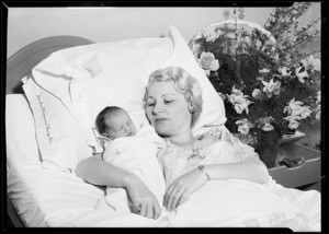 Mother and baby, Southern California, 1933