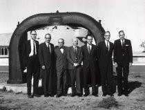 Seven living U.C. Berkeley Nobel Laureates at Lawrence Radiation Laboratory