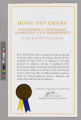 Hong Yen Chang Posthumous Honorary Admission and Membership State of California (2015, May)