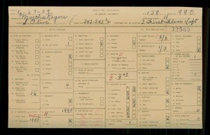 WPA household census for 343 S OLIVE, Los Angeles
