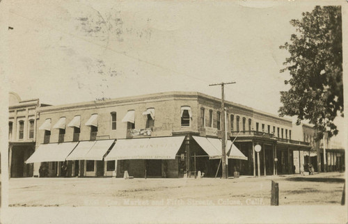 Market and Fifth Streets, Colusa