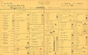 WPA household census for 3419 1/2 N FIGUEROA ST, Los Angeles
